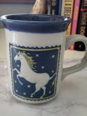 Vintage Unicorn Mug Retro Mythical Creature Teea Cup